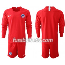 Fußballtrikots Chile Kinder Heim Trikotsatz 2018-2019 Langarm